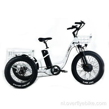 XY-Trio Deluxe elektrische driewieler met dikke banden voor volwassenen